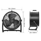 VEVOR Floor Fans 3 Speeds High Velocity Heavy Duty Industrial Fan 4800