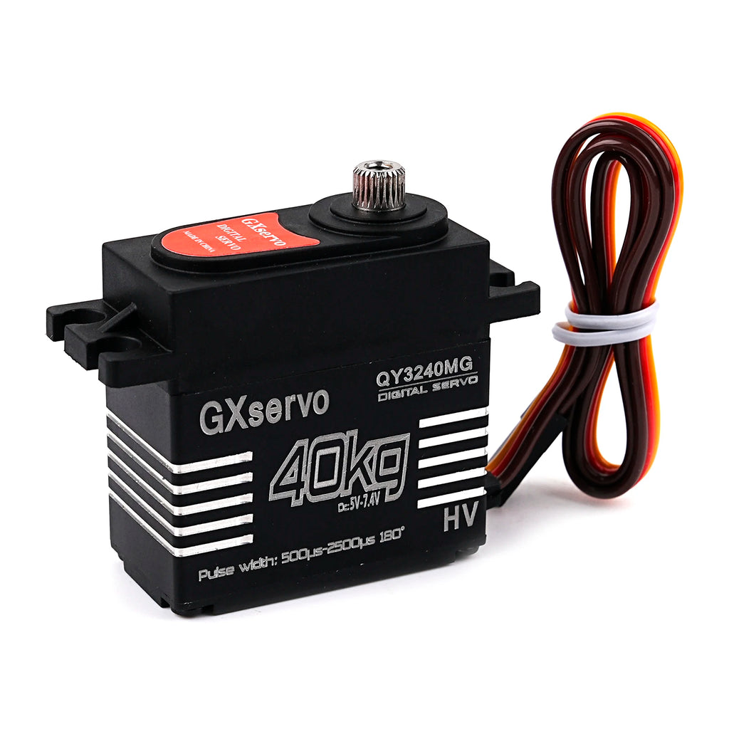 YP3240MG 40KG Digital Servo 5.0-7.4V High Torque Semi-Metal Gear IP67 Waterproof 180° for 1/8 1/10 TRX6 SCX10 RC Crawler