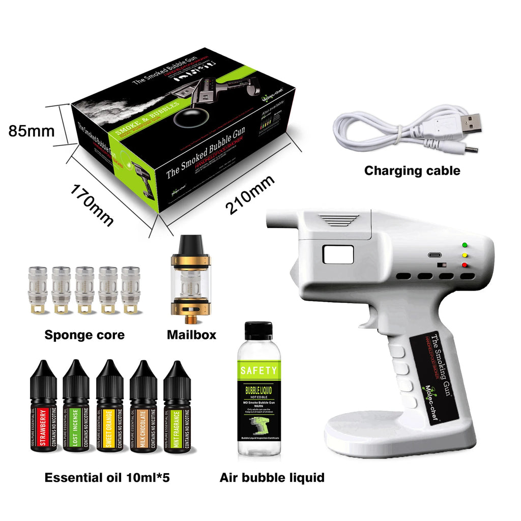 Smoke Gun Cocktail, Cocktail Smoker, Cocktail Smoker Kit, Herb Extract Essential Oil Smoker, Good For Smoked Food, Cocktails