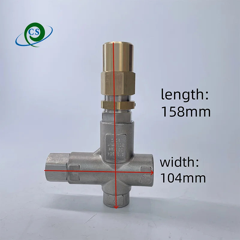 500-600bar 80L/min Pressure Washer Adjustable high pressure washer parts regulator bypass pressure washer unloader valve VHP60
