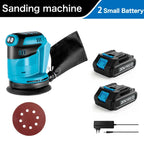 3 Speed Cordless Random Orbital Sander Wood Grinder Polishing Electric Grinding With Sandpaper For Makita 18V Battery