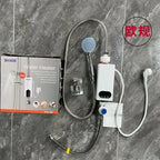 Instant Water Heater 220V 4500W Portable Electric Heaters for Bathroom Hot Water Shower and Home Kitchen Heating