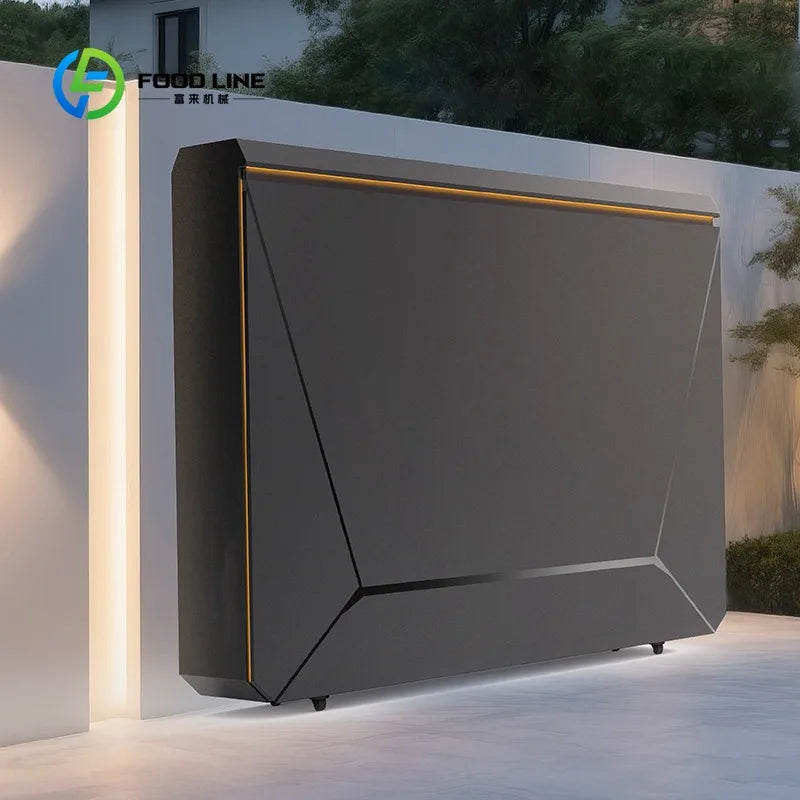 Customized Modular Outdoor Kitchen Cabinets 304 Stainless Steel Waterproof Storage Solution for Villa and Guesthouse
