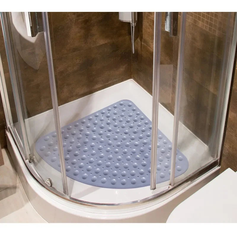 Comfortable Triangle Shower Room Mat Diamond Toilet Bath Bathroom Mat Bathroom Carpet Alfombrilla De Ducha Antideslizante Badmat