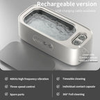 Ultrasonic Cleaning Machine High Frequency Cleaner Double Bin Vibration Full Cleaning Jewelry Household Adjustable CleanerNew