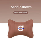 Car Headrest/Lumbar Support Car Neck Pillow Waist Cushion For Volvo Xc60 Xc90 V40 V60 S60 V50 V90 S80 C40 XC40 V70 XC70 C30 C70