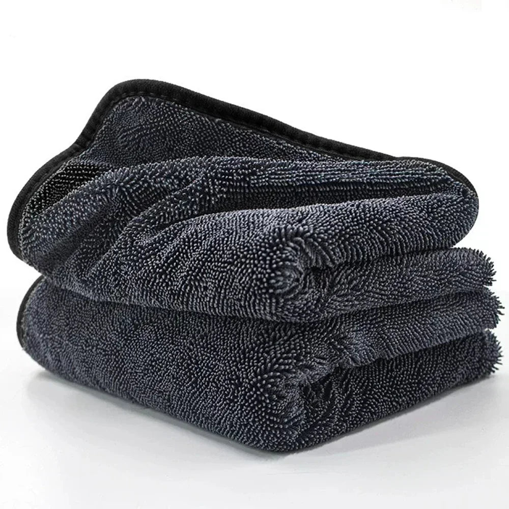 1/5PCS Microfiber Twist Car Wash Towel Professional Car Cleaning Drying Cloth Towels for Cars Washing Polishing Waxing Detailing