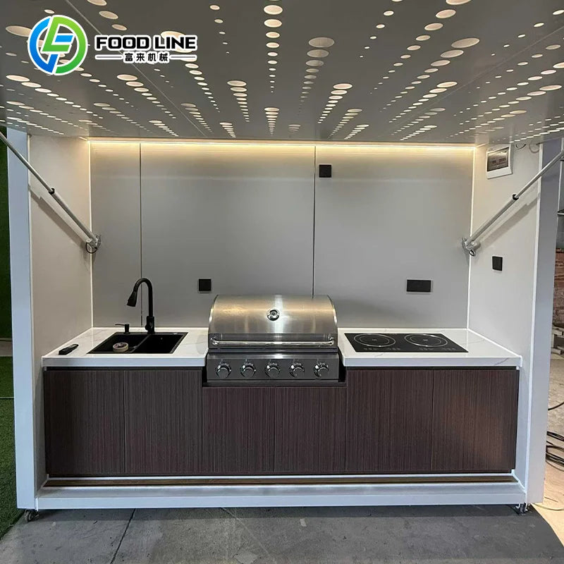 Stainless Steel Outdoor Kitchen Cabinet Bbq Island Outdoor Kitchen Grill Mobile Outdoor Kitchen