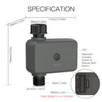 MOES Smart Bluetooth Garden Watering Valve Tuya Irrigation Timers Remote controller filter washable Programmable Timed Sprinkler