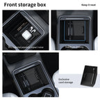 YZ for Tesla Model 3 Y Highland 2021-2024 central control lower storage box handrail box underlay waterproof mat Box Accessories