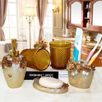 Resin Bathroom Set, Multi Models, Optional, Set of 5 Pieces, Toiletries Kit, Bathroom Accessories