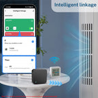 Tuya WiFi Temperature Humidity Sensor Home Automation Hygrometer Thermometer Control Smart Life for Smart Home Support Alexa