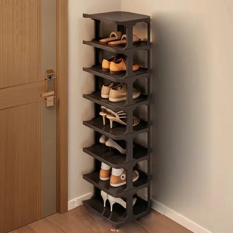 Shoes Organizer Shoe Racks Space-saving Wall Corner Stackable Narrow Shoes Storage Rack Storage Cabinet Shoe Shelves Furniture