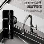 Thickened 304 Stainless Steel Kitchen Sink Large Single Sink Household Sink Dishwasher Dishwasher