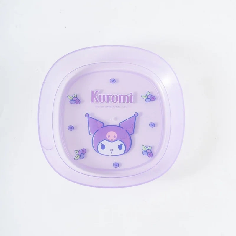 Hello Kitty Kuromi Bone-Shaped Plates and Utensils  Home-Use Dried Fruit Platter  Fruit Platter  Plastic Side Plates