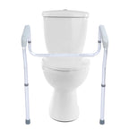 Bathroom Aluminum Alloy Toilet Guardrail Safety Rail Frame for Elderly Disabled Pregnant Women Toilet Seat Rail Toilet Guardrail