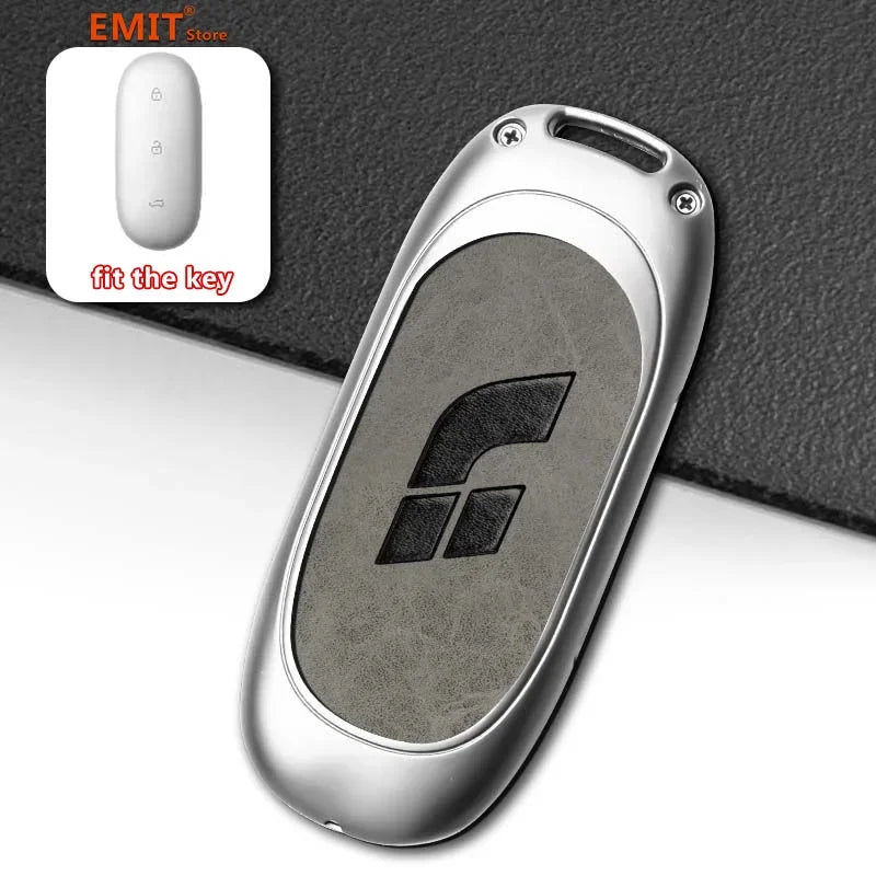 for Lixiang LEADING IDEAL L7 L8 L9 MAX Li Auto Key Case Smart Remote Holder Keychain Bag Protection Shell Cover Car Accessories