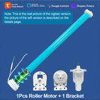 Lifelibero Tuya Zigbee Battery  Window Smart Curtains Blinds Roller Motor For 37 38mm Tube Work Alice Alexa Smart Speaker Home