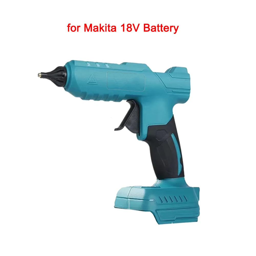 Electric Hot Melt Glue Gun Cordless Electric GlueGun Glue Stick Hot Melt Welding Air Gun fit Makita/Dewalt/Milwaukee 18V Battery