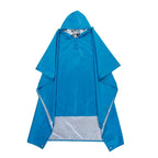 3-in-1 Multifunction Travel Waterproof Poncho Outdoors Rain Coat Shelter Camping Mat Backpack Cover Women Men Raincoat