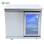 Customized Premium Outdoor Kitchen Garden with Sink Grill Island Durable Modular Stainless Steel Refrigerator Cabinet