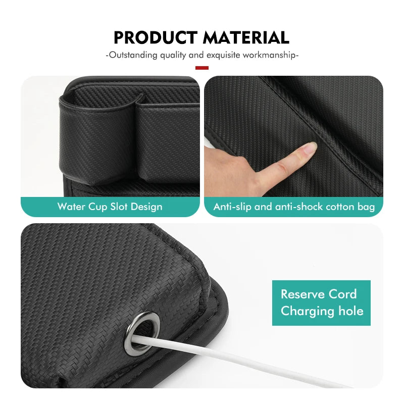 Car Cup Holder Organizer Crevice Gap Filler Stuff Storage Box For MINI Cooper One JCW R56 Countryman Clubman R50 R53 R58