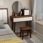 Nordic solid wood dresser 60cm small apartment bedroom modern simple makeup table light luxury dresser storage cabinet