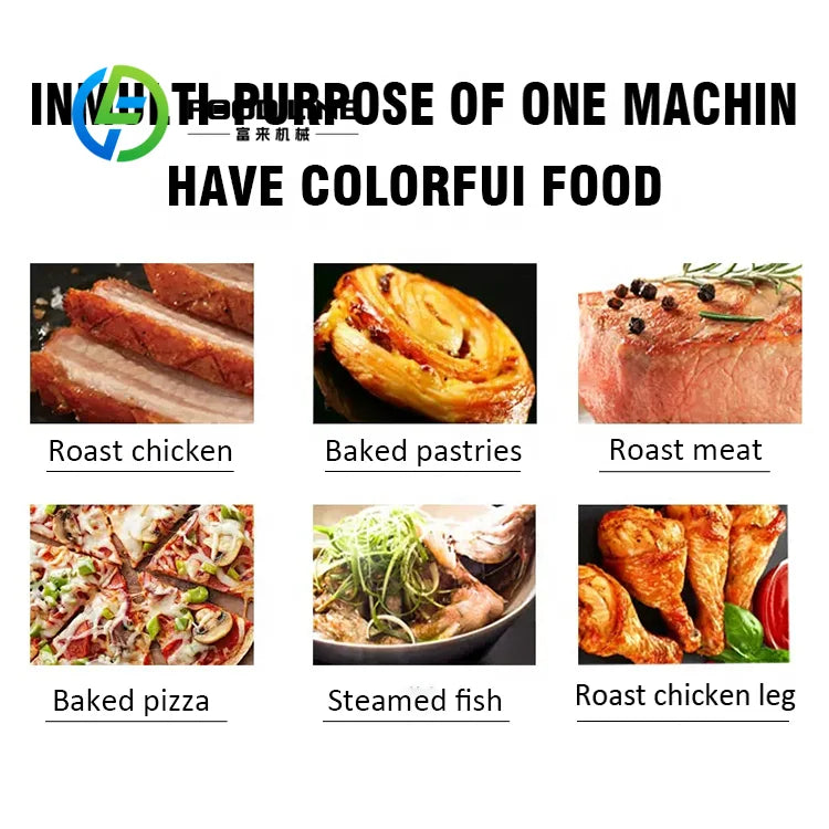 Customize Commercial Kitchen Multifunction Counter Top 20 Trays Electric Combination Combi Steamer Oven
