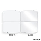 2Pcs Car Glass Roof Sunshade Front Rear Open Sunroof Windshield Shade Net UV Protection Interior Cover For Tesla Model 3 Y