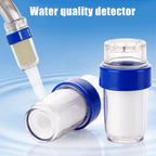 Kitchen Faucet Tap Water Filter Purifier Head Splash Proof Faucet Water Quality Detector Mini Faucet Purifier Filter Nozzle