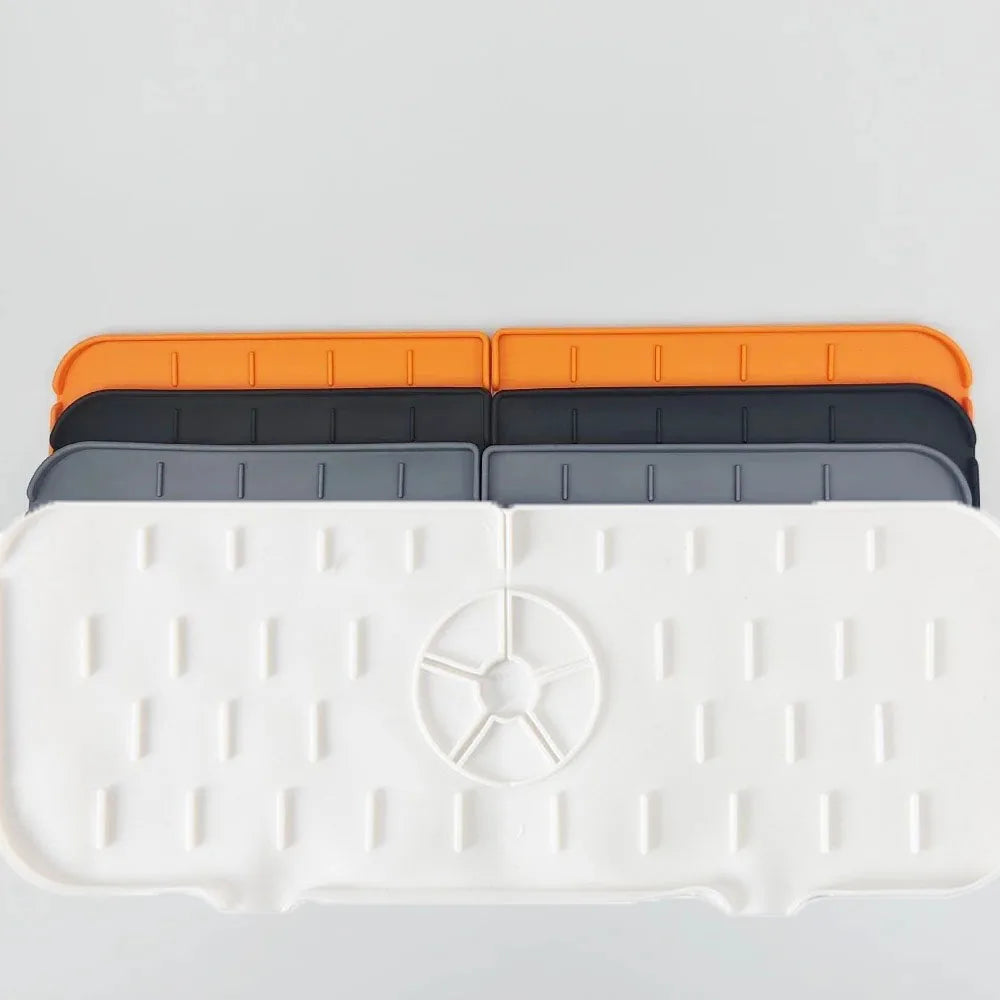1-6PCS Faucet Splash Proof Pad Cross-Border Faucet Suction Pad Sink Splash Proof Drainage Pad Pool Platform Water Blocking Pad