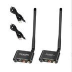 2.4ghz Wireless Wifi Audio Music Transmitter and Receiver With 3.5mm R/L RCA Wireless Audio adapter For DVD TV Computer CD