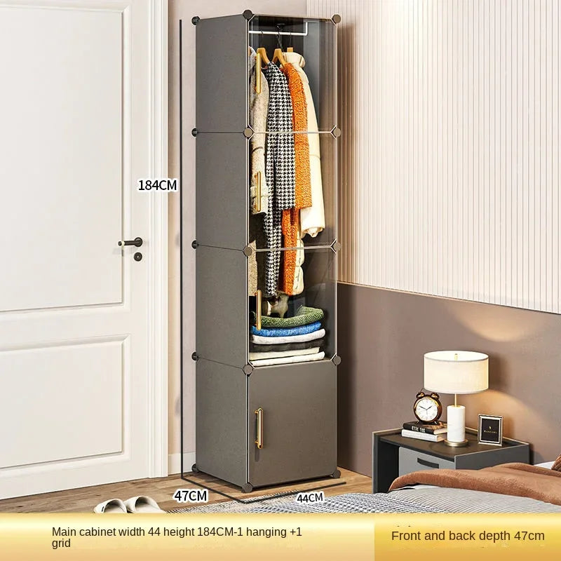NEW Wardrobe Clothes Cabinets Dressers Cube Storage Locke Closet Plastic Collapsible Sturdy Home Bedroom Foldable Furniture