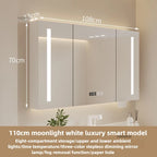 Bathroom Wall Mounted Mirror Cabinet Modern Smart Bathroom Cabinets with Mirror Creative Bathroom Storage Cabinet Home Furniture