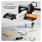 AlgoLaser DIYKIT Laser Engraver 10W Output Power,App Offline Control,Table DIY Engraver Cutter Tool For Metal/Glass/Wood Engrave