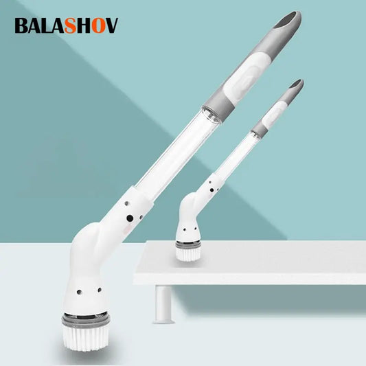 Multifunctional Electric Cleaning Brush USB Charging Bathroom Wash Brush Kitchen Cleaning Tool Household Cleaning Brush