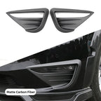 For Tesla Model Y Fog Lamp Spoiler Blade Trim Protective Cover Wolf Tooth Wind Blades ABS Car Decoration Stickers Accessories