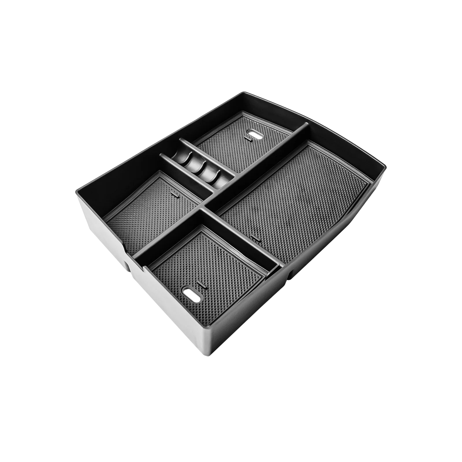 Center Console Organizer For Volkswagen Atlas/Cross Sport 2024 Armrest Box Storage Center Console Tray ABS Accessories Car Box