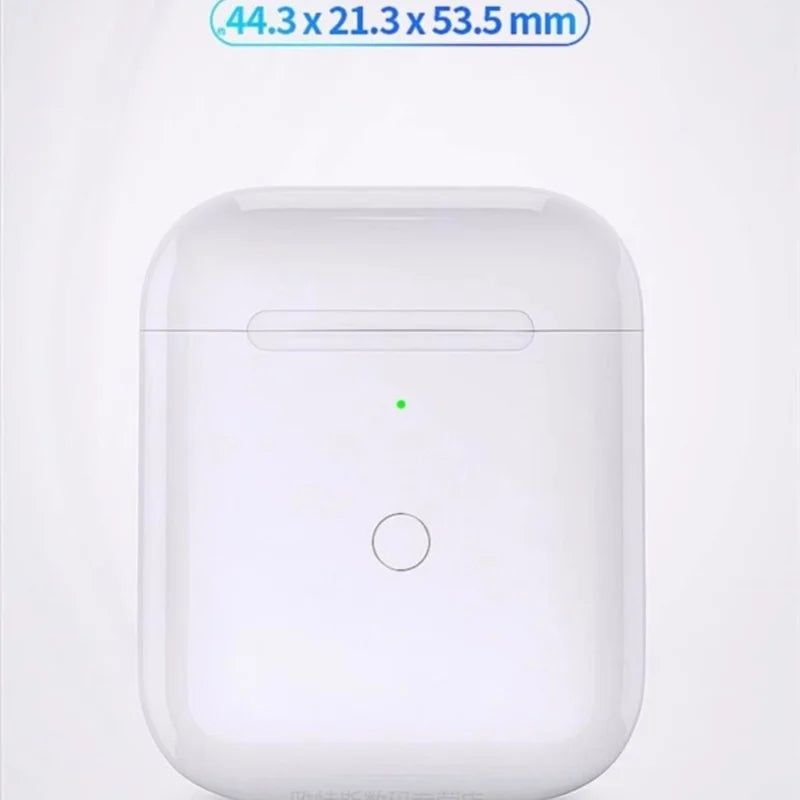 Wireless Charging Case Bluetooth Pairing Sync Button For AirPods Pro 1st & 2nd - 680mAh Air 3st 4 Gen Fast Charger Box No Earbud