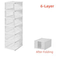 6-Layer Transparent Shoe Box