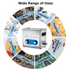 6.5L Ultrasonic Cleaner 40kHz Ultrasonic Cleaning Machine Heated Ultra Sonic Cleaner Machine for Carburetor Engine Parts