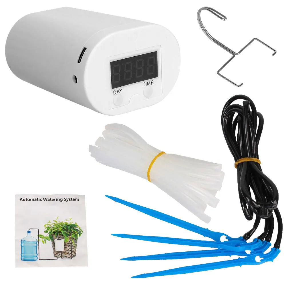 Outdoor Flower Plant Home Sprinkler 8/4/2 Head Automatic Watering Pump Controller Drip Irrigation Device Pump Timer System
