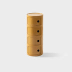 Round bedside table nordic plastic Bedside cabinet for bedroom small side end table nightstand Storage locker