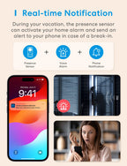 Meross EU/US Matter WiFi Human Presence Sensor  Radar Detector With Luminance /Distance Detection Sensor For Smart Home