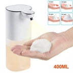 Automatic Soap Dispenser Touchless Foaming Soap Pump 400ml USB Rechargeable  Electric Wall Mounted 4 Levels for Bathroom Kitchen