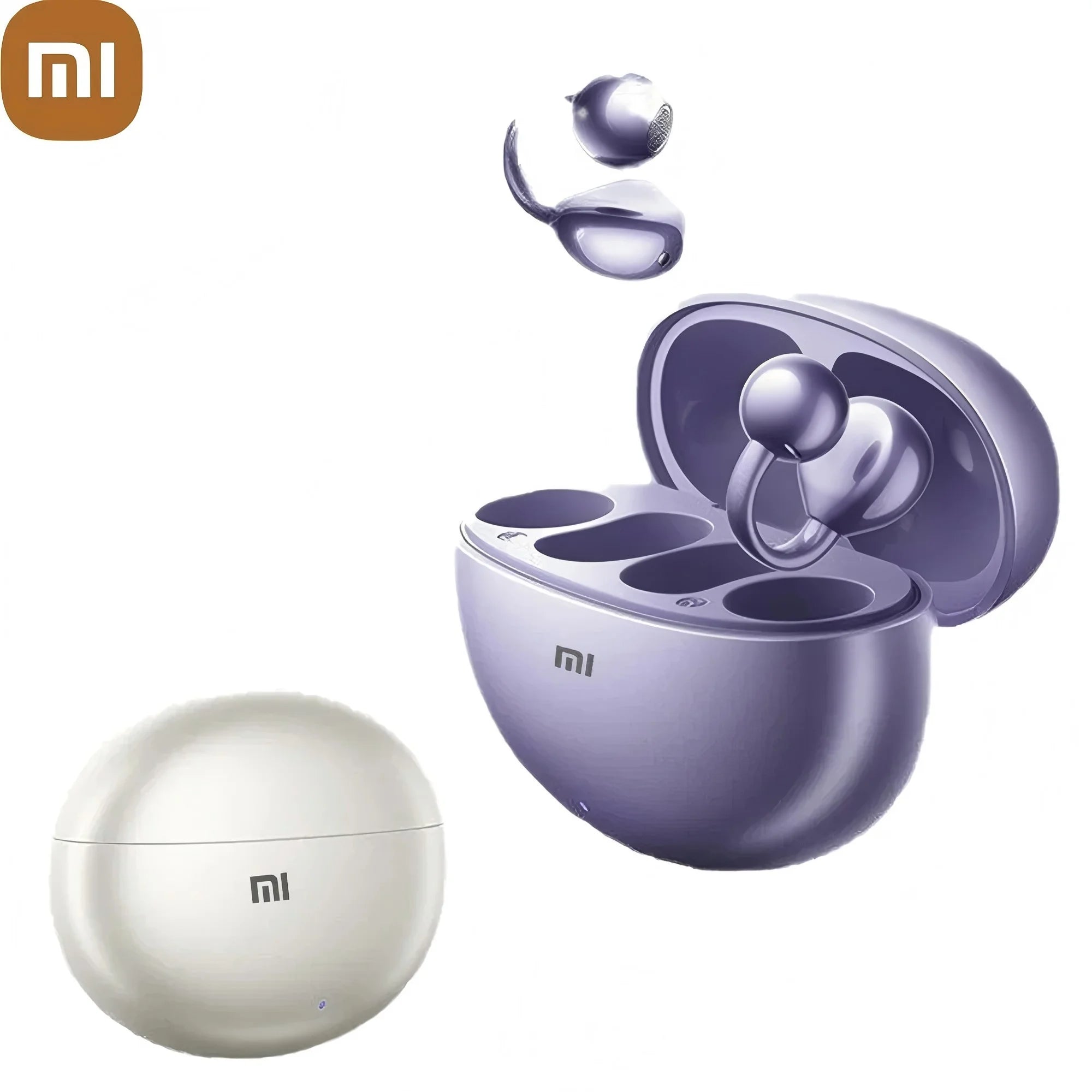 Xiaomi M91 Open Ear Clip Earbuds Earphone With Mic For Android iOS  ENC Bluetooth5.4 Headphone Noise Cancelling