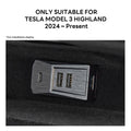 Glovebox USB Hub For Tesla Model Y Launch 2025 Model 3 Highland 2024 Type-C Port Digital Display Splitter Docking Station
