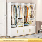 NEW Wardrobe Clothes Cabinets Dressers Cube Storage Locke Closet Plastic Collapsible Sturdy Home Bedroom Foldable Furniture