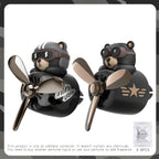 Unscented No fragrance DIY perfume rotate propeller pilot bear car ornaments vent diffuser accessories cool fun decorations men