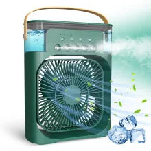 2025 5 Port Air Cooler Fan Oscillating Mist Fan with Aromatherapy, Col